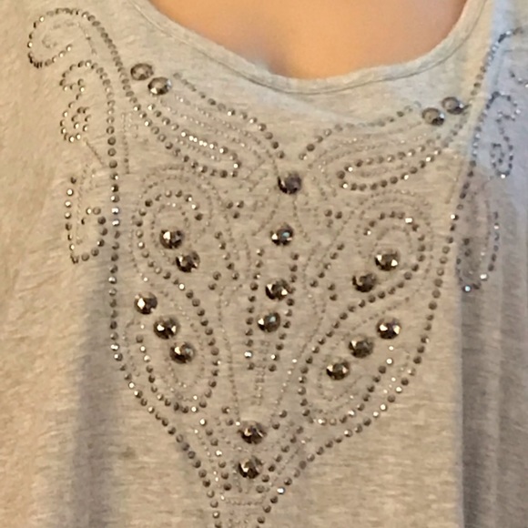 A Fashion Bug really cool beaded size 2X top. - Picture 4 of 6